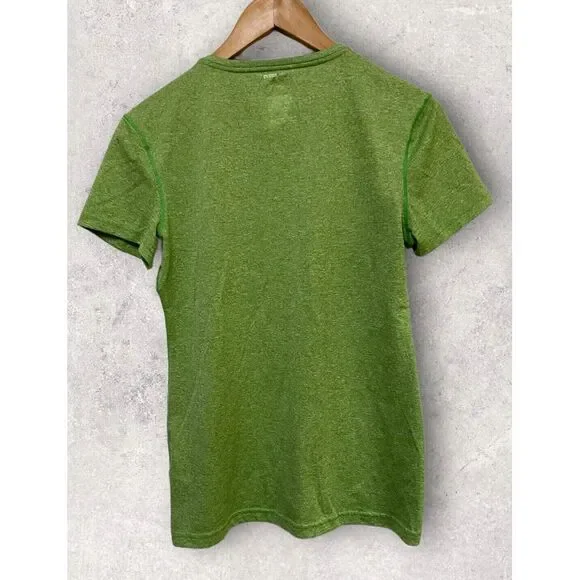 Adidas Women's Short Sleeve Athletic Top Green‎ Size Medium - Picture 3 of 3